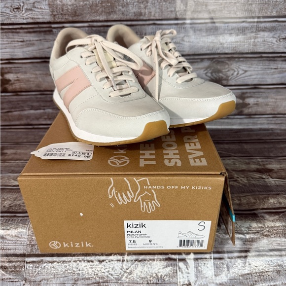 Kizik Shoes - New Kizik Milan Sneakers in Peach Whip Size 9 Womens 7.5 Mens